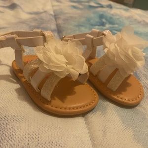 White Infant Sandals